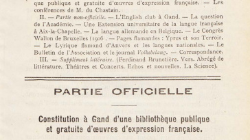Association flamande pour la vulgarisation de la langue française