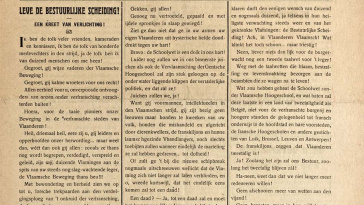 De Bestuurlijke Scheiding