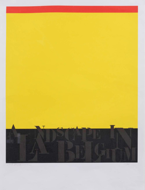 Wout Vercammen, A landscape in Belgium, ca. 1972. (Privécollectie)