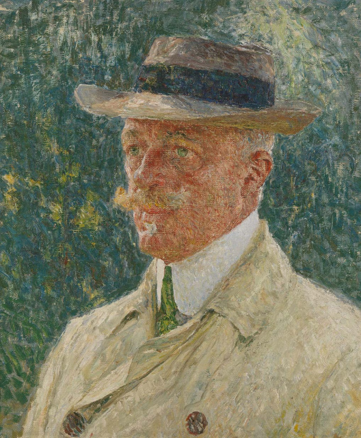 Cyriel Buysse, geschilderd door Emile Claus, ca. 1924. (Museum van Deinze en de Leiestreek)