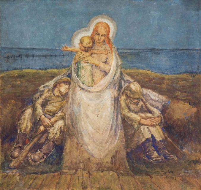 Joe English, Onze-Lieve-Vrouw van de IJzer, 1916. (Museum aan de IJzer)