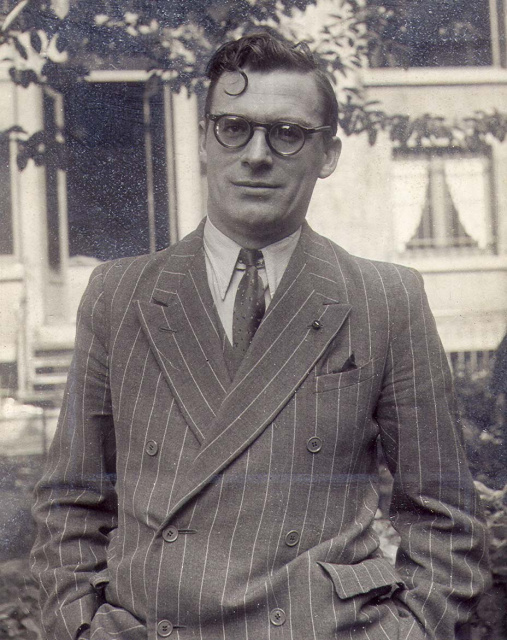 Aloïs Gerlo als doctoraatsstudent aan de Rijksuniversiteit Gent, jaren 1930. (Collectie Universiteitsarchief Gent)
