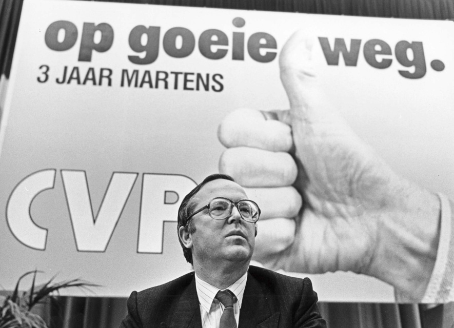 Wilfried Martens, ca. 1983. Foto Studio Dann. (ADVN)