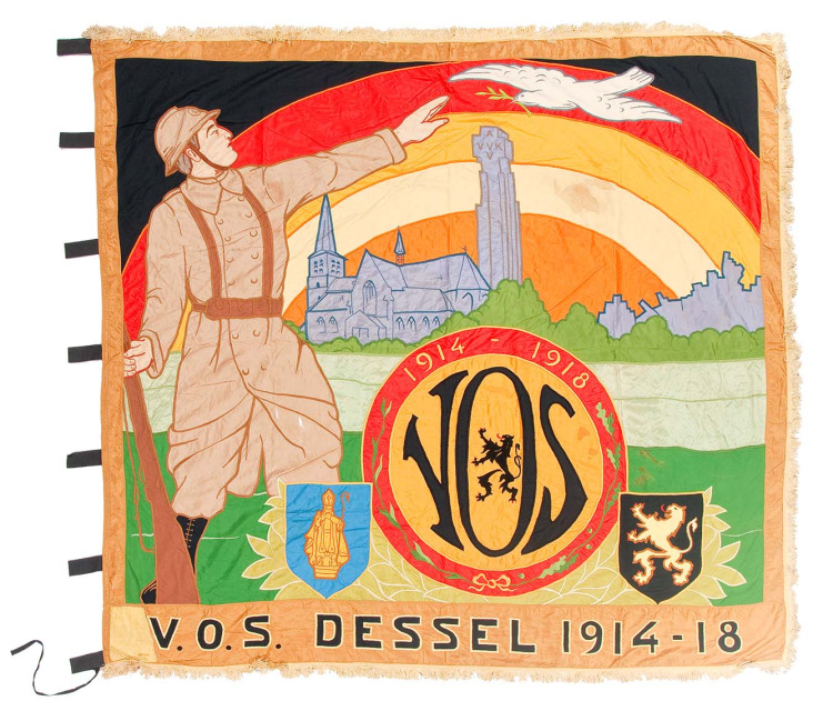 Vlag van VOS, afdeling Dessel, s.d. (ADVN, VVL16/48)