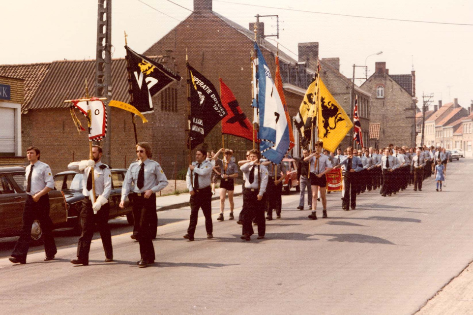 Manifestatie van de Vlaamse Militanten Orde (VMO), 1976. (ADVN, VFE32/21)
