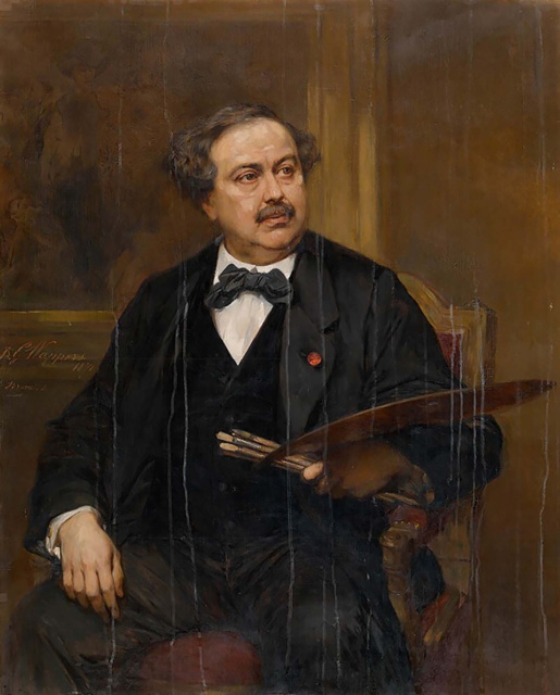 Zelfportret van Gustaaf Wappers, 1871. (Koninklijke Musea voor Schone Kunsten van België)