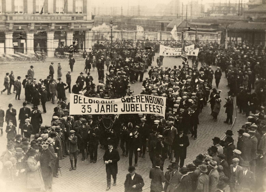 Jubelfeest naar aanleiding van het 35-jarige bestaan van de Belgische Boerenbond, Leuven, 24 mei 1926. (KADOC, kfh000097/14)