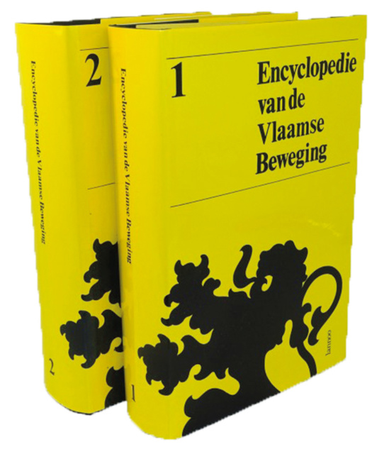 Omslag van de Encyclopedie van de Vlaamse Beweging (1973-1975).