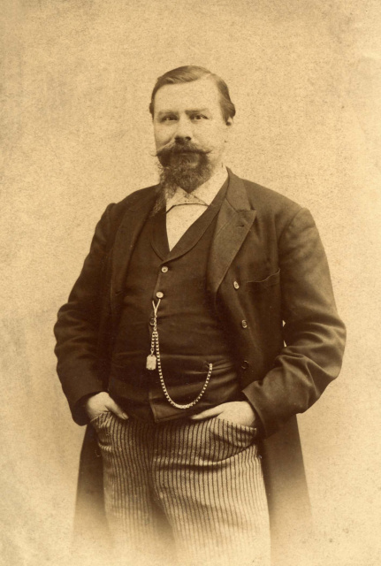 Julius Hoste sr., 1873. (Collectie Stad Antwerpen, Letterenhuis, tglhph22033)