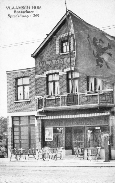 Vlaams Huis in Brasschaat, ca. 1932. (ADVN, VFA2243)
