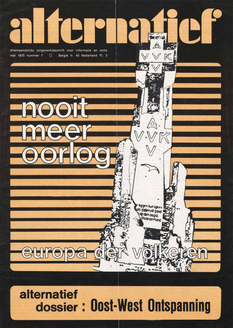Omslag Alternatief, 1975, nr. 7. (ADVN, VY111)