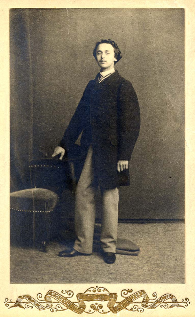 Anton Bergmann als student, ca. 1853. (Collectie Stad Antwerpen, Letterenhuis, tglhph38249)
