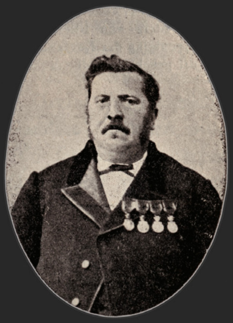 Portret van Francis Bilen, alias Cies de kapneus, uit: Avanti, Een terugblik, 1908.