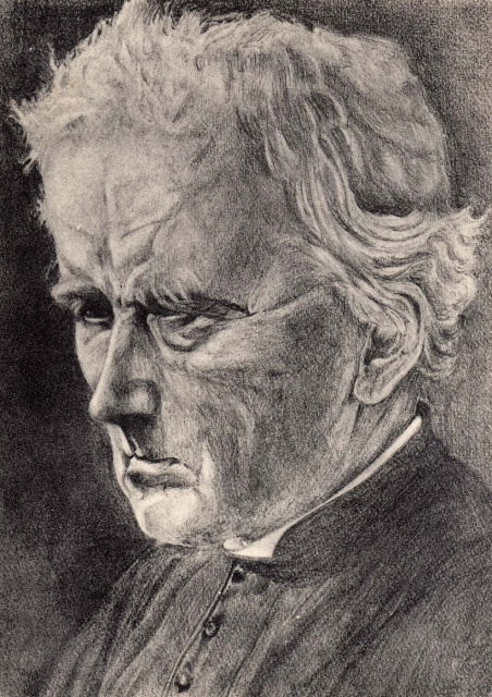 Karel Blancke, s.d. Tekening W. Taeckens. (ADVN, VPR1398)