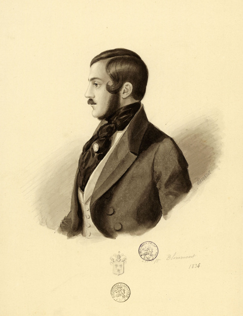 Philip Marie Blommaert, 1836. (Universiteitsbibliotheek Gent)