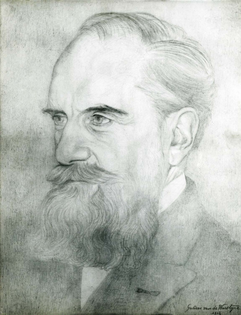 Gustaaf Borginon, Pamel, 1912. Tekening Gustave van de Woestijne. (Collectie Stad Antwerpen, Letterenhuis, tglhph50037)