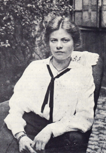 Mia Cappuyns, s.d., afgebeeld in: W. Vandaele, Floris Couteele, 1897-1931. Een profiel, 1983. (ADVN, VW100.6)