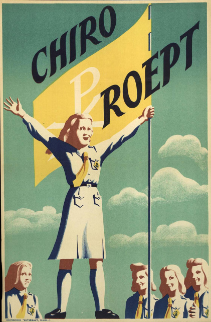 Affiche van de Landsbond der Chirojeugd, s.d. (KADOC, kca001498)