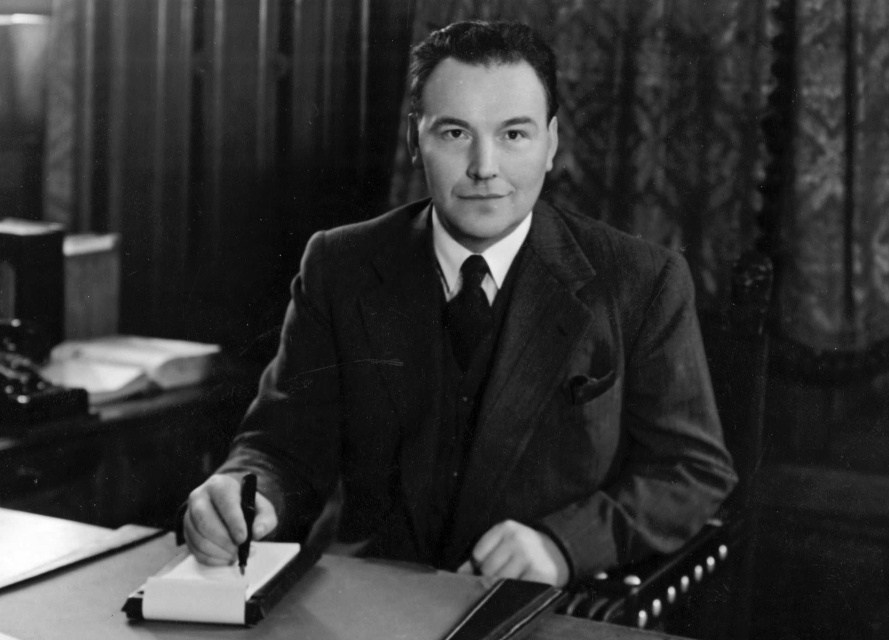 Lode Craeybeckx, burgemeester van Antwerpen, ca. 1949. (FelixArchief)