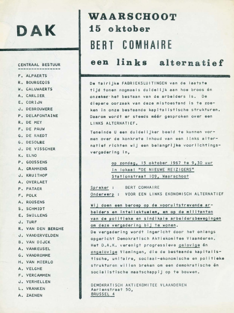 DAK-informatiebulletin, s.d. (ADVN, SPE-DAK)