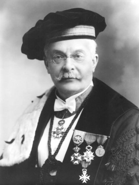 Camiel de Bruyne als rector van de Rijksuniversiteit Gent in 1927-1929. (Universiteitsbibliotheek Gent)