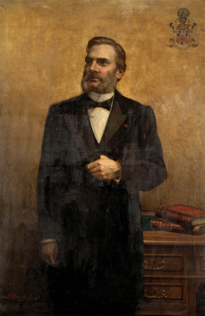 Napoleon de Pauw, 1896. Portret geschilderd door Louis Maeterlinck. (MSK Gent)