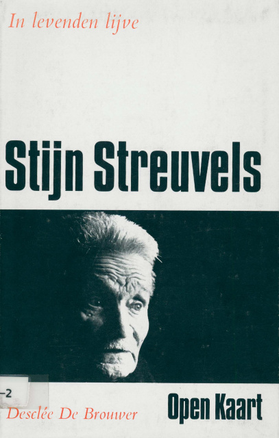 Omslag van In levende lijve. Stijn Streuvels, uitgegeven door Descl&amp;eacute;e De Brouwer, 1969