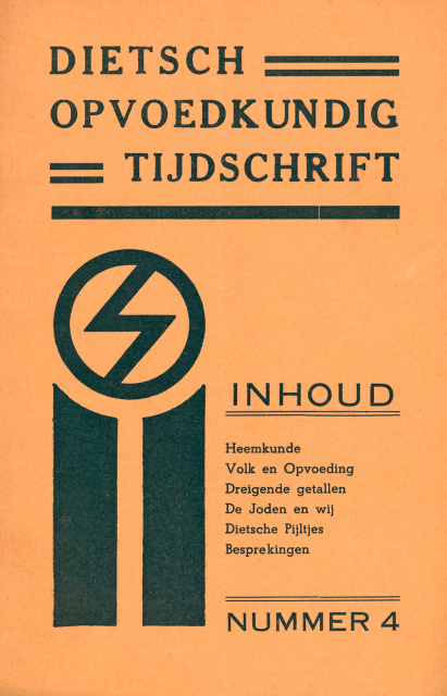 Maandblad van de Dietsch Opvoedkundige Beweging, 1939, nr. 4. (ADVN, SPE365)