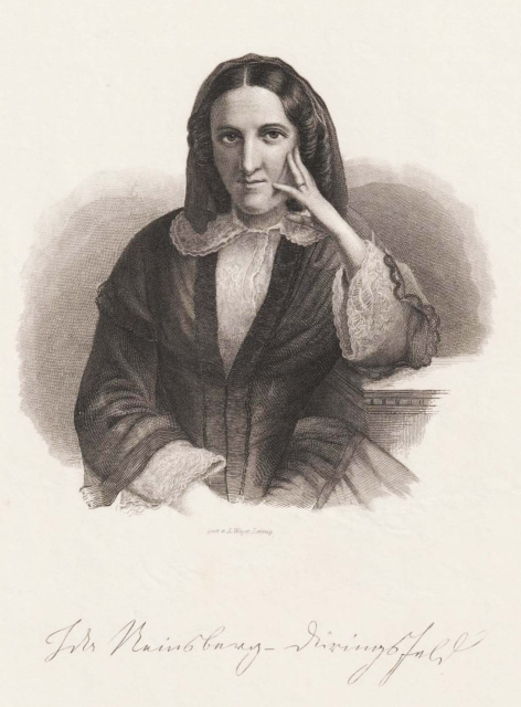Ida von Reinsberg-Düringsfeld, ca.1850. (Wikimedia Commons)