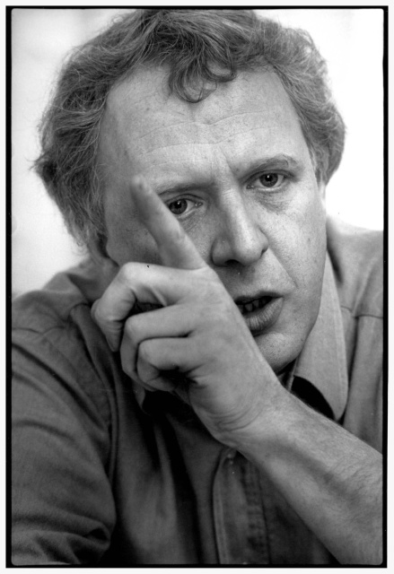 Jos Geysels, politicus van Agalev/Groen, jaren 1990. Foto Filip Claus. (Amsab-ISG, fo23822)