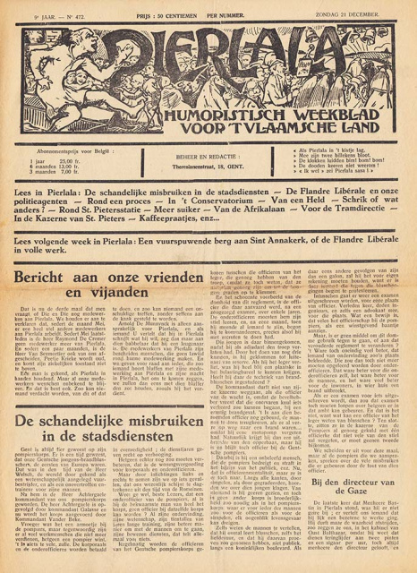 Omslag van Pierlala, jg. 9, 1931, nr. 472. (ADVN, VY900448)