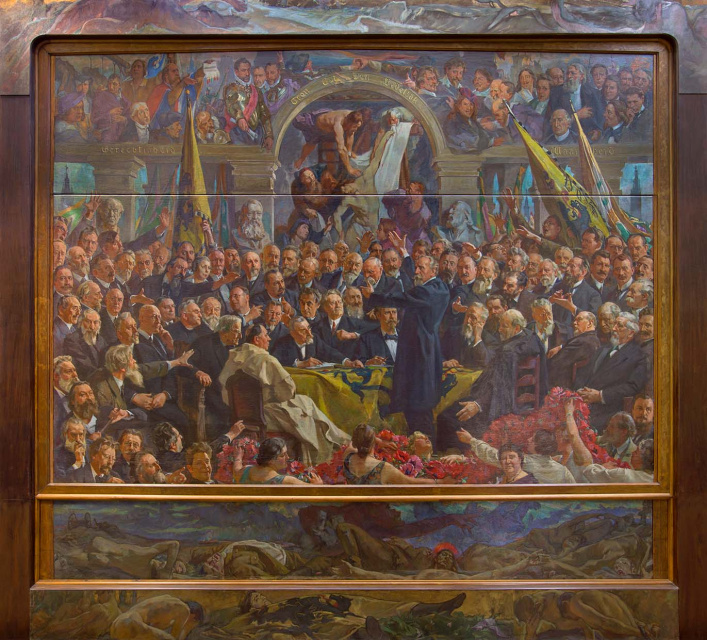 Hendrik Luyten, Het Gulden Doek van Vlaanderen, 1941. (Museum aan de IJzer)