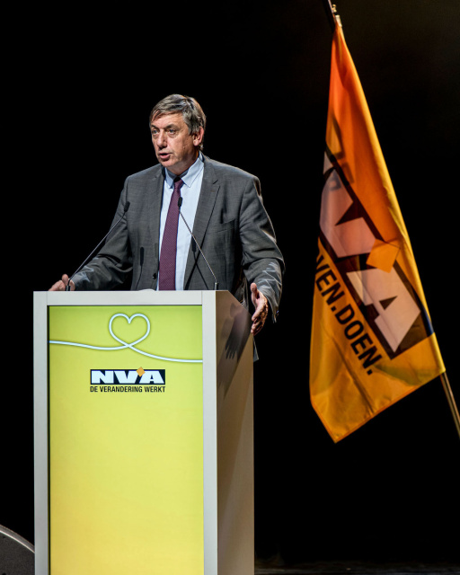 Toespraak van Jan Jambon op het N-VA-ledencongres, 2 oktober 2019. Foto Emmanuel de Prycker.