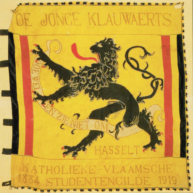 Vlag van de Jonge Klauwaerts, 1919.
