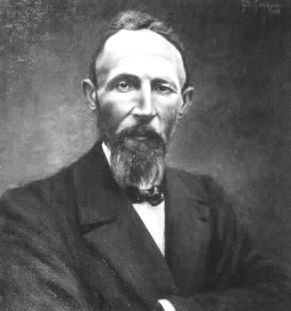 Olieverfportret van Eugeen Leën (1862-1932) (privécollectie)