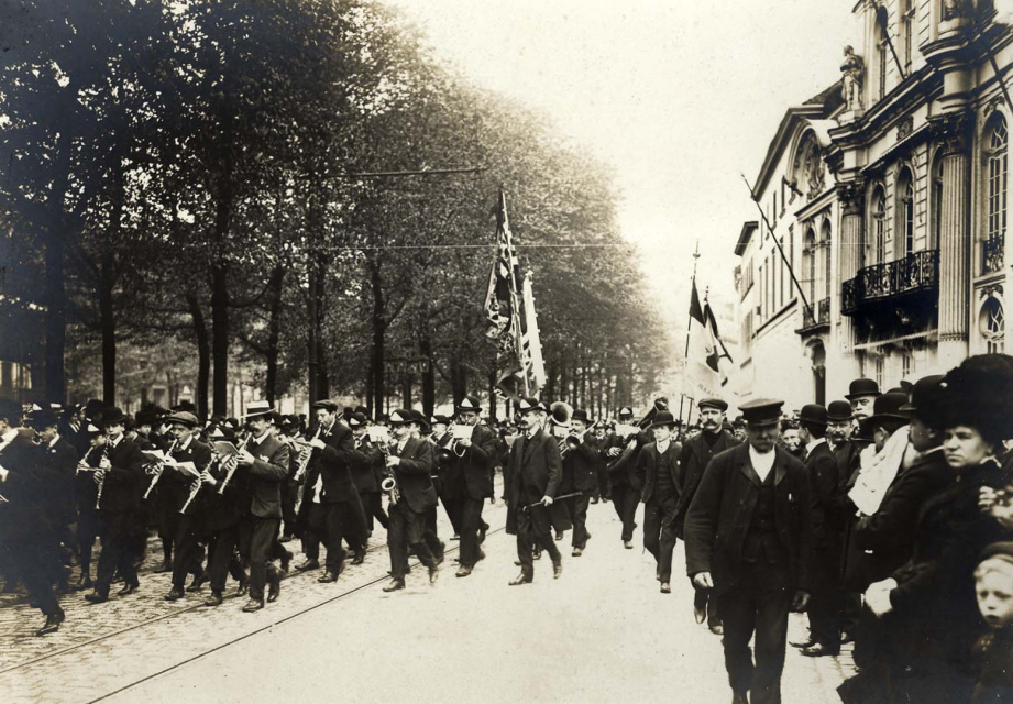 Vaandelfeest van de Liberale Volksbond, Gent, 1909. (Liberas, 701524)