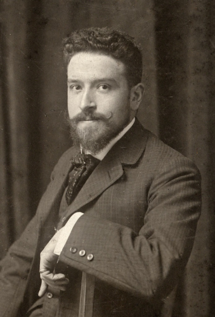 Leo Meert, 1909. (Collectie Stad Antwerpen, Letterenhuis, tglhph39561)