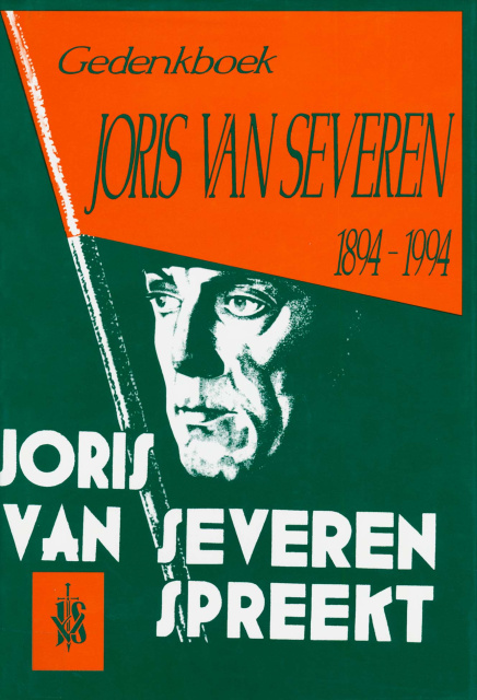 Omslag van het door het Nationaal Studie- en Documentatiecentrum Joris van Severen uitgegeven Gedenkboek Joris van Severen, 1894-1994, 1994.