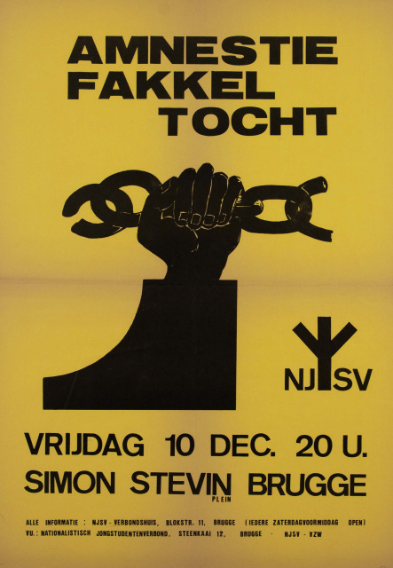 Affiche van het NJSV, jaren 1980. (ADVN, VAFA2347)