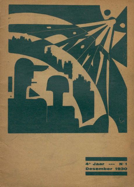 Omslag van Opkomst, jg. 4, 1930, nr. 1. (ADVN, VY992)