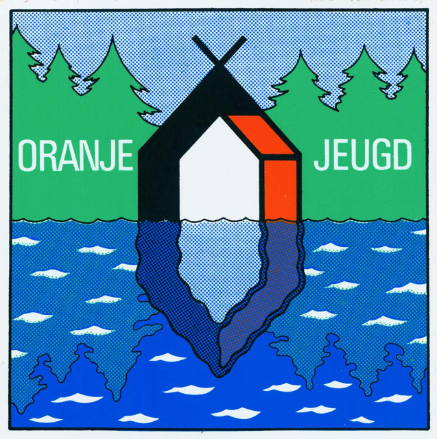 Sticker van de Oranjejeugd, s.d. (ADVN, VPP3)