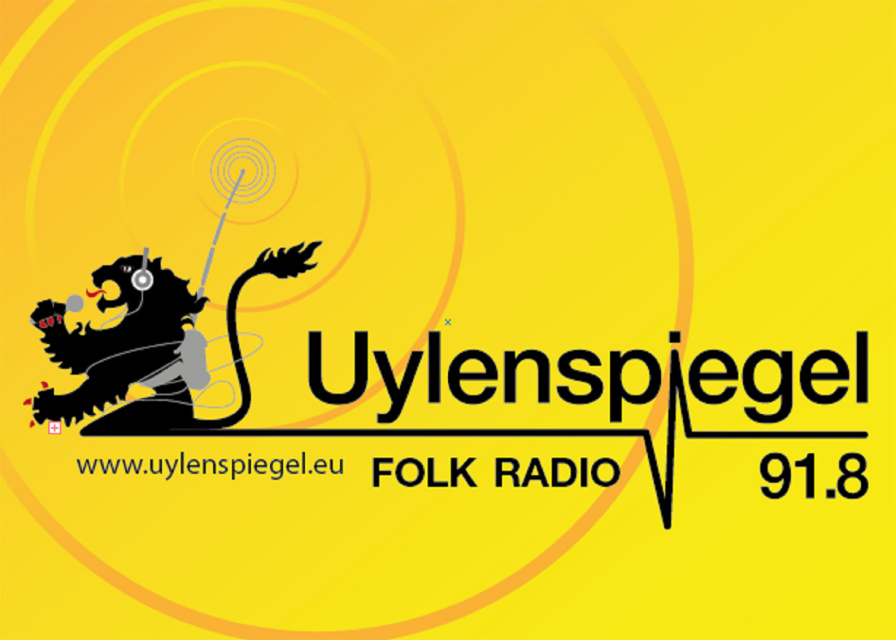 Logo van de tweetalige, Noord-Franse, vrije radiozender Radio Uylenspiegel.