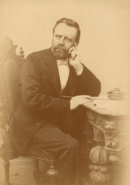 Frans Reinhard, 1909. Foto Desire Elebaut. (Collectie Stad Antwerpen, Letterenhuis, tglhph14633)