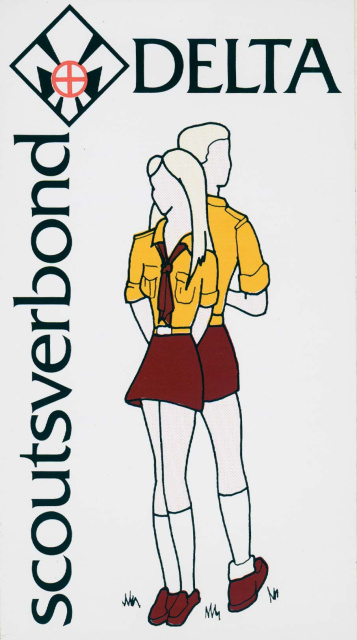 Zelfklever van Scoutsverbond Delta, s.d. (ADVN, VPP388)