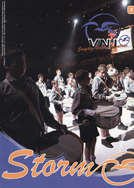 Omslag van Storm, jg. 51, 2012, nr. 2, maart-april. (ADVN, VY140)