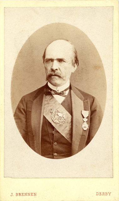 Eugeen Stroobant, ca. 1870. Foto James Brennen. (Collectie Stad Antwerpen, Letterenhuis, tglhph20849)