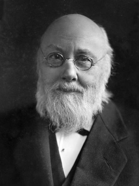 Jan te Winkel, literatuurhistoricus en taalgeleerde, hoogleraar in de Nederlandse taal- en letterkunde en het Oudgermaans aan de Universiteit van Amsterdam, 1917. (Nationaal Archief, Den Haag)