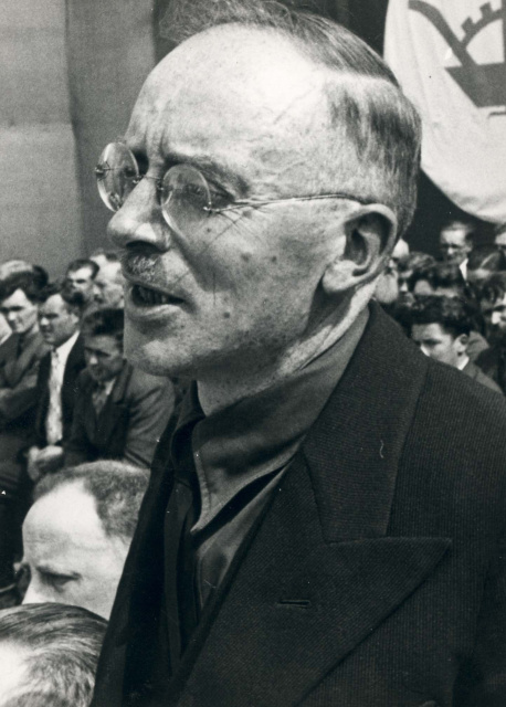 Toespraak van Emiel Thiers op de vijfde Landdag van het Verdinsao, Sint-Kruis Male, 9 augustus 1936. (ADVN, VFA1311)