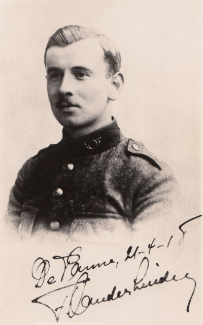 Frans van der Linden, 1918. (ADVN, VPR567)