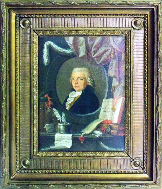 Portret van Willem Frans Gommaer Verhoeven. Geschilderd door Henri Jos Bernard van den Nieuwenhuysen, 1790. (Stedelijke Musea Mechelen)